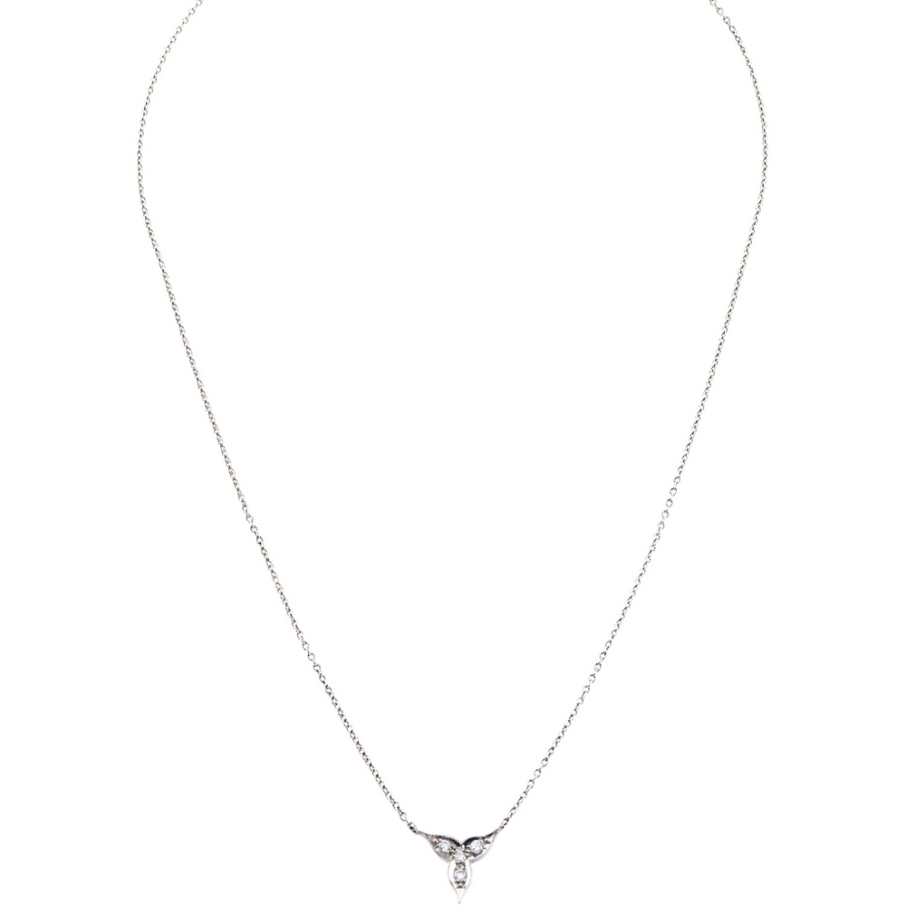 CATHY WATERMAN Diamond Wheat Pendant Necklace